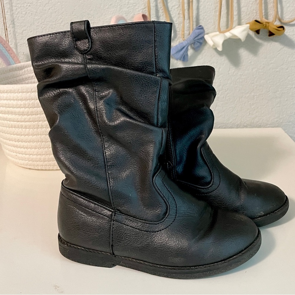 Girls Black Boots